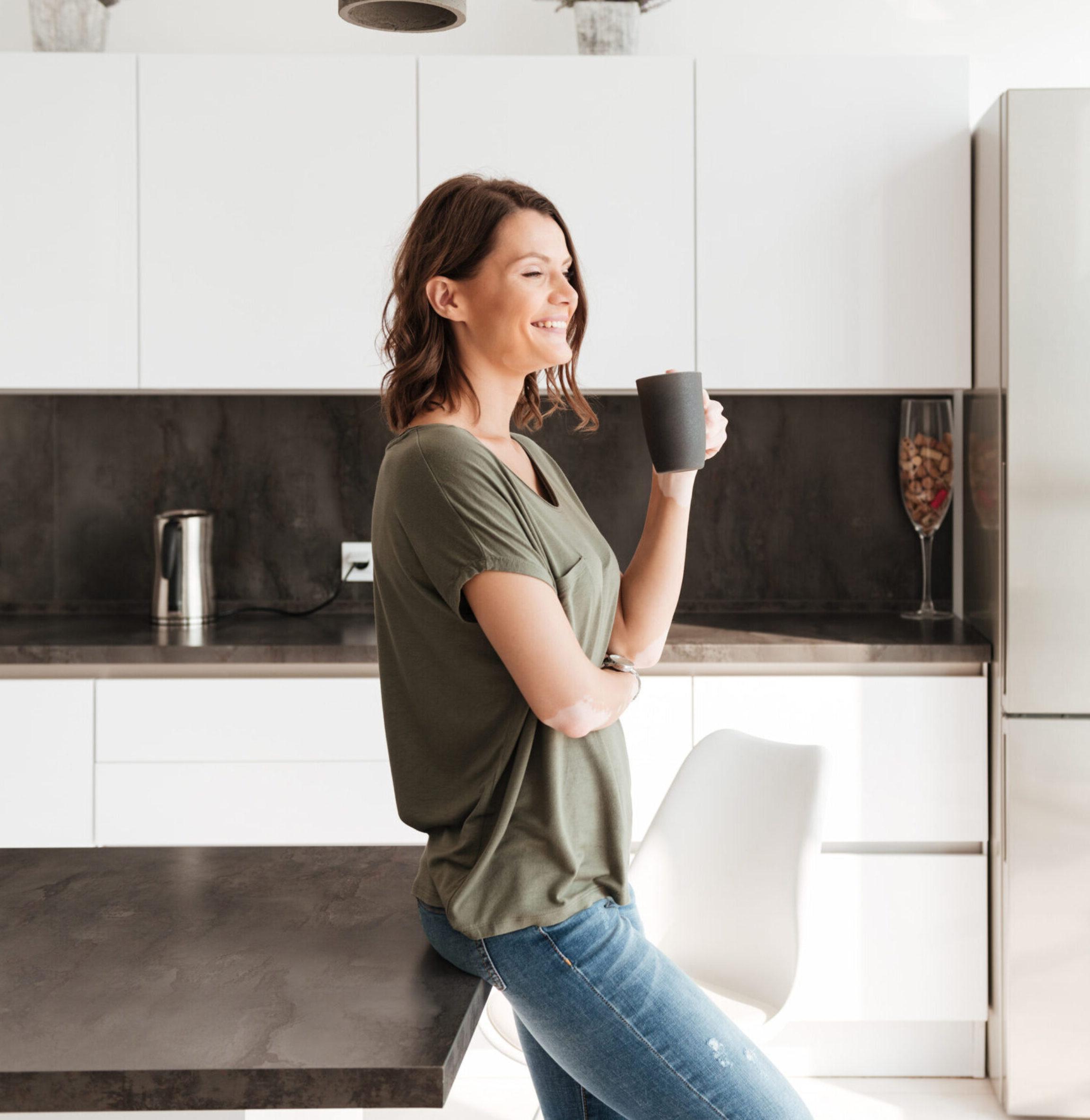 Functional Medicine patient in her kitchen